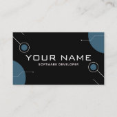 ソフトウェアモダン開発者向けテクノロジWebデザイン 名刺 (正面)