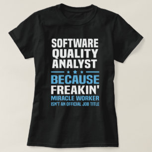 ソフトウェア品質アナリスト Tシャツ
