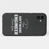ソフトウェア技術者への贈与 Case-Mate iPhoneケース (裏面(横))