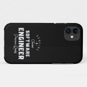 ソフトウェア技術者への贈与 Case-Mate iPhoneケース (裏面(横))