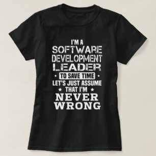 ソフトウェア開発リーダー Tシャツ