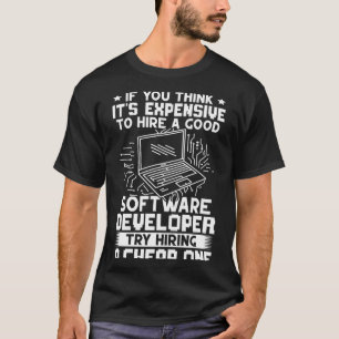ソフトウェア開発者が安いものを雇ってみる Tシャツ