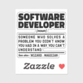 ソフトウェア開発者の名詞定義コーディングの専門家 シール (シート)