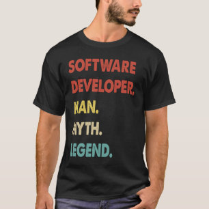 ソフトウェア開発者の神話の伝説1 Tシャツ