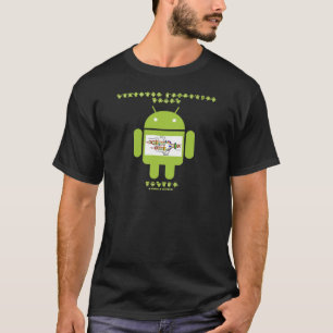 ソフトウェア開発者の遺伝子の内部(虫Droid) Tシャツ