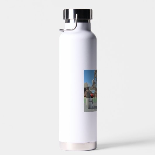 ソフトウェア開発者は山の移動の方法を知っている ウォーターボトル (右面)