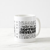 ソフトウェア開発者を信じて コーヒーマグカップ (正面右)