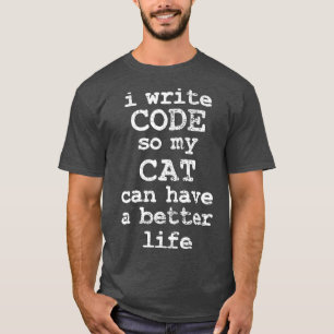 ソフトウェア開発者コーディングCat Tシャツ