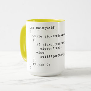 ソフトウェア開発者向けのコーヒーコードマグ マグカップ