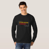 ソフトウェア開発者学位ロード中 Tシャツ (正面フル)