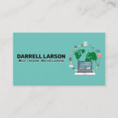 ソフトウェア開発者 | データアナリスト 名刺 (正面)