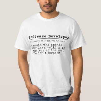 ソフトウェア開発者 – "I 話 Fluent Binary" Tシャツ