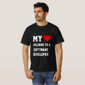 ソフトウェア開発者Tシャツ Tシャツ (正面フル)