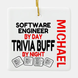 ソフトウェア・エンジニア遊はTriviaのカスタム技術を愛 セラミックオーナメント