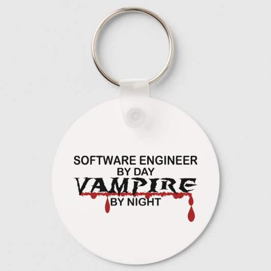 ソフトウェア・エンジニアVampire by Night キーホルダー (正面)