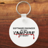 ソフトウェア・エンジニアVampire by Night キーホルダー (正面)