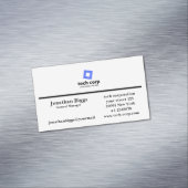 ソフトウェアIT企業モダンデザイン マグネット名刺 (インサイチュ)
