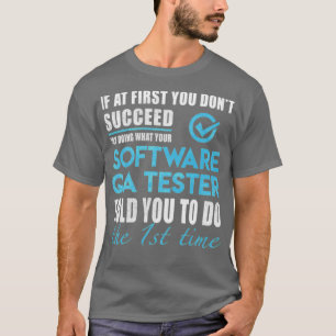 ソフトウェアqaテスタ tシャツ