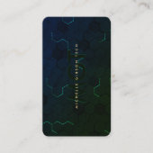 ソフトウェモダンア・エンジニア開発者グリーン 名刺 (正面)