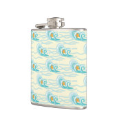 ソフトウェーブパターン フラスク (左)