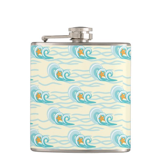 ソフトウェーブパターン フラスク (正面)