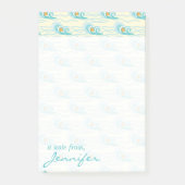 ソフトウェーブパターン|名前の追加 ポストイット (正面)