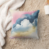 ソフトウォーターのカラーブレンドinパステルヒューズ装飾用クッション クッション (ブランケット)