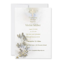 ソフトウォーターの色とゴールデンクロスバプテスマの招待