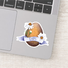 ソフトウォーターカラーフローライースターエッグビニールシール シール