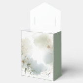 ソフトウォーターカラーフローラセージ結婚グリーン フェイバーボックス (オープン)