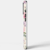 ソフトウォーターカラーペオニーフローラル Case-Mate iPhoneケース (裏面 / 左)