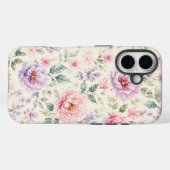 ソフトウォーターカラーペオニーフローラル Case-Mate iPhoneケース (裏面 (横))