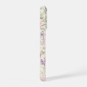 ソフトウォーターカラーペオニーフローラル iPhoneケース (右側面)