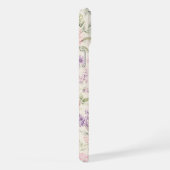 ソフトウォーターカラーペオニーフローラル iPhoneケース (右側面)