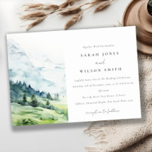 ソフトウォーターカラー雪山風景結婚ズ