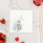 ソフトウォーター色とゴールデンクロス紙ナプキン スタンダードカクテルナプキン (インサイチュ)