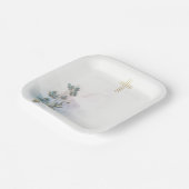 ソフトウォーター色とゴールデンクロス紙プレート ペーパープレート (傾斜あり)