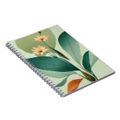 ソフトウォーター色の花 ノートブック (右側)