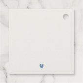 ソフトウォーター色タイ沿岸シースケープ結婚ス フェイバータグ (裏面)