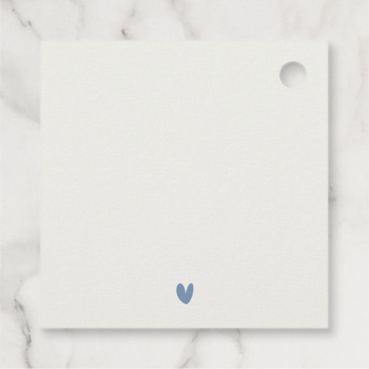 ソフトウォーター色タイ沿岸シースケープ結婚ス フェイバータグ (裏面)