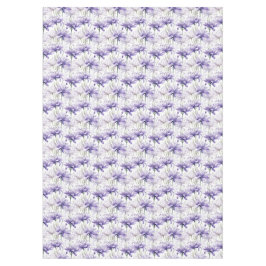 ソフトウォーター色パープルフローラ パターン(の模様が)ある テーブルクロス