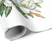 ソフトウォーター色マグノリアブルーパターン ラッピングペーパー (ロールコーナー)