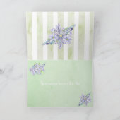 ソフトウォーター色薄紫クレマチスマザーズデイ サンキューカード (内部)