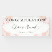 ソフトウォーター赤面フローラ結婚のバナー 横断幕 (横)