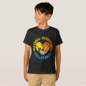 ソフトウル　スケッチュル　ボレーウル  Tシャツ (正面フル)