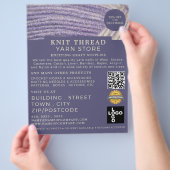 ソフトウール、編み物ストア、ヤーンストア広告ズ チラシ (手)
