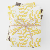 ソフトエかわいらしロエレガントークリームブラウンカスタム ラッピングペーパーシート (インサイチュ)