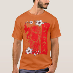 ソフトエステグランジティックアニメガールレラ原宿サック Tシャツ