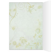 ソフトエレガントグリーンヴィンテージ結婚式 (内側 (左))