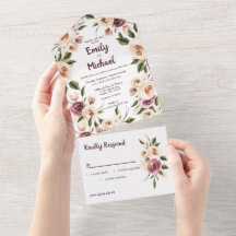 ソフトエレガントバラバーガンディークリームフレーム